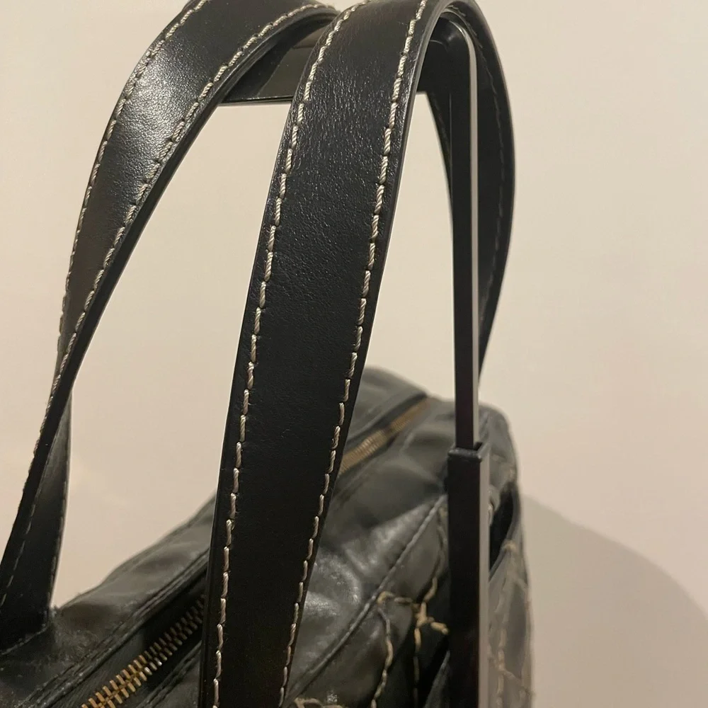 Chanel Black Wildstitch Quilted Shoulder Bag with COA - Picture 7 of 16